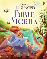 Book Cover for Usborne Illustrated Bible Stories by Sam Baer