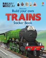 Book Cover for Build Your Own Trains Sticker Book by Simon Tudhope