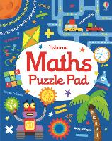 Book Cover for Maths Puzzles Pad by Kirsteen Robson