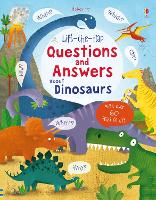 Book Cover for Questions and Answers About Dinosaurs by Katie Daynes