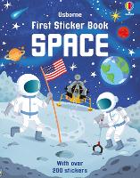 Book Cover for First Sticker Book Space by Sam Smith