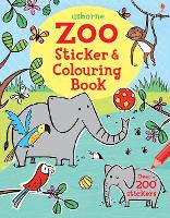 Book Cover for Zoo Sticker and Colouring Book by Jessica Greenwell
