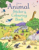 Book Cover for Animal Sticker and Colouring Book by Jessica Greenwell