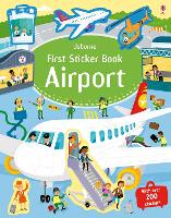 Book Cover for First Sticker Book Airport by Sam Smith