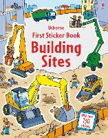 Book Cover for First Sticker Book Building Sites by Jessica Greenwell