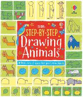 Book Cover for Step-by-Step Drawing Animals by Fiona Watt