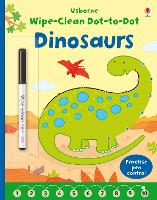 Book Cover for Wipe-Clean Dot-to-Dot Dinosaurs by Felicity Brooks