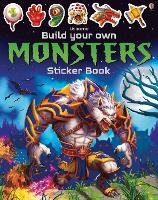 Book Cover for Build Your Own Monsters Sticker Book by Simon Tudhope