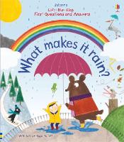 Book Cover for First Questions and Answers: What makes it rain? by Katie Daynes