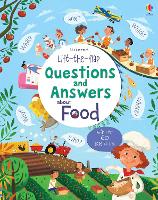 Book Cover for Usborne Lift-the-Flap Questions and Answers About Food by Katie Daynes