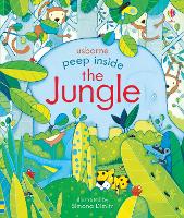 Book Cover for Peep Inside the Jungle by Anna Milbourne
