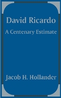 Book Cover for David Ricardo by Jacob H Hollander