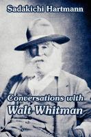 Book Cover for Conversations with Walt Whitman by Sadakichi Hartmann