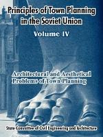 Book Cover for Principles of Town Planning in the Soviet Union by Institute of Town Planning Ussr