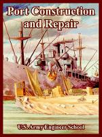 Book Cover for Port Construction and Repair by U S Army Engineer School