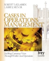 Book Cover for Cases in Operations Management by Robert D. Klassen, Larry J. Menor