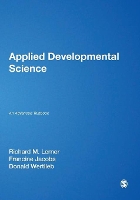 Book Cover for Applied Developmental Science by Richard M. Lerner