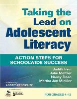 Book Cover for Taking the Lead on Adolescent Literacy by Judith L. Irvin