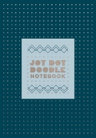 Book Cover for Jot Dot Doodle Notebook (Blue and Silver) by Robie Rogge