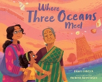 Book Cover for Where Three Oceans Meet by Rajani LaRocca