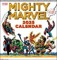 Book Cover for Mighty Marvel 2025 Wall Calendar by Marvel Entertainment