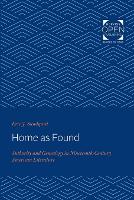 Book Cover for Home as Found by Eric J. Sundquist