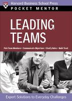 Book Cover for Leading Teams by Harvard Business School Press