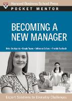 Book Cover for Becoming a New Manager by Harvard Business School Press