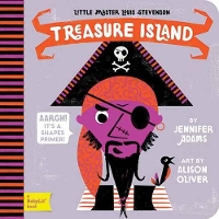 Book Cover for Little Master Louis Stevenson Treasure Island: A BabyLit Shapes Primer by Jennifer Adams