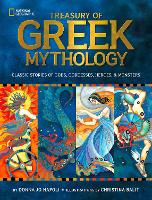 Book Cover for Treasury of Greek Mythology by Donna Jo Napoli, Christina Balit