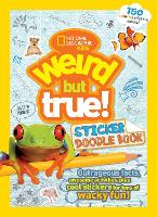 Book Cover for Weird But True! Sticker Doodle Book by National Geographic Kids