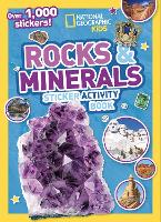 Book Cover for Rocks and Minerals Sticker Activity Book by National Geographic Kids