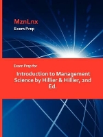 Book Cover for Exam Prep for Introduction to Management Science by Hillier & Hillier, 2nd Ed. by Mznlnx