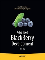 Book Cover for Advanced BlackBerry Development by Chris King