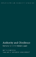 Book Cover for Authority and Obedience by Gregory Vanderbilt