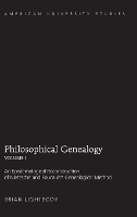 Book Cover for Philosophical Genealogy- Volume I by Brian Lightbody