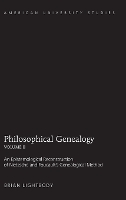 Book Cover for Philosophical Genealogy- Volume II by Brian Lightbody