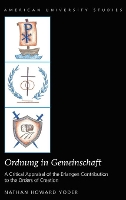 Book Cover for «Ordnung in Gemeinschaft» by Nathan Howard Yoder