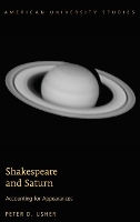 Book Cover for Shakespeare and Saturn by Peter D Usher