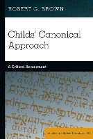 Book Cover for Childs' Canonical Approach by Robert G. Brown
