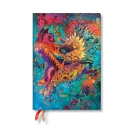 Book Cover for Humming Dragon (Android Jones Collection) Midi 12-month Dayplanner 2024 by Paperblanks