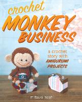 Book Cover for Crochet Monkey Business by Mitsuki Hoshi