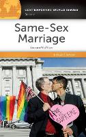 Book Cover for Same-Sex Marriage by David E Independent Scholar, USA Newton