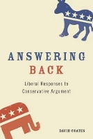 Book Cover for Answering Back by David Coates