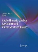 Book Cover for Applied Behavior Analysis for Children with Autism Spectrum Disorders by Johnny L. Matson