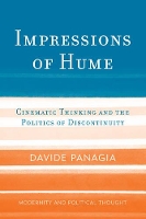 Book Cover for Impressions of Hume by Davide Panagia