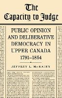 Book Cover for The Capacity To Judge by Jeffrey McNairn