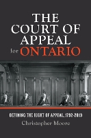 Book Cover for The Court of Appeal for Ontario by Christopher Moore