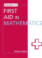 Book Cover for Answers to First Aid in Mathematics by Robert Sulley