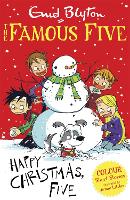 Book Cover for Famous Five Colour Short Stories: Happy Christmas, Five! by Enid Blyton